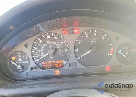 1997 BMW Z3 1.9 z USA, uszkodzony, nr VIN 4USCH7328VLB79001